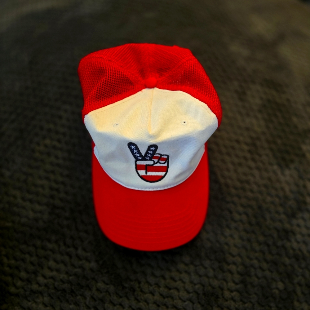 MIGHTY FINE Unisex Red Baseball Hat